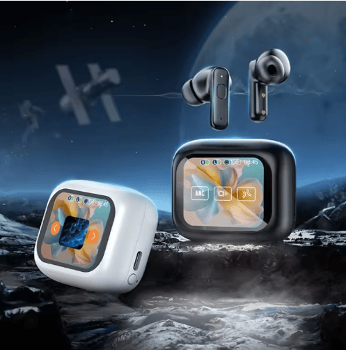 🔥Sale 20% OFF🔥HD color screen, intelligent noise reduction, AI translation headphones